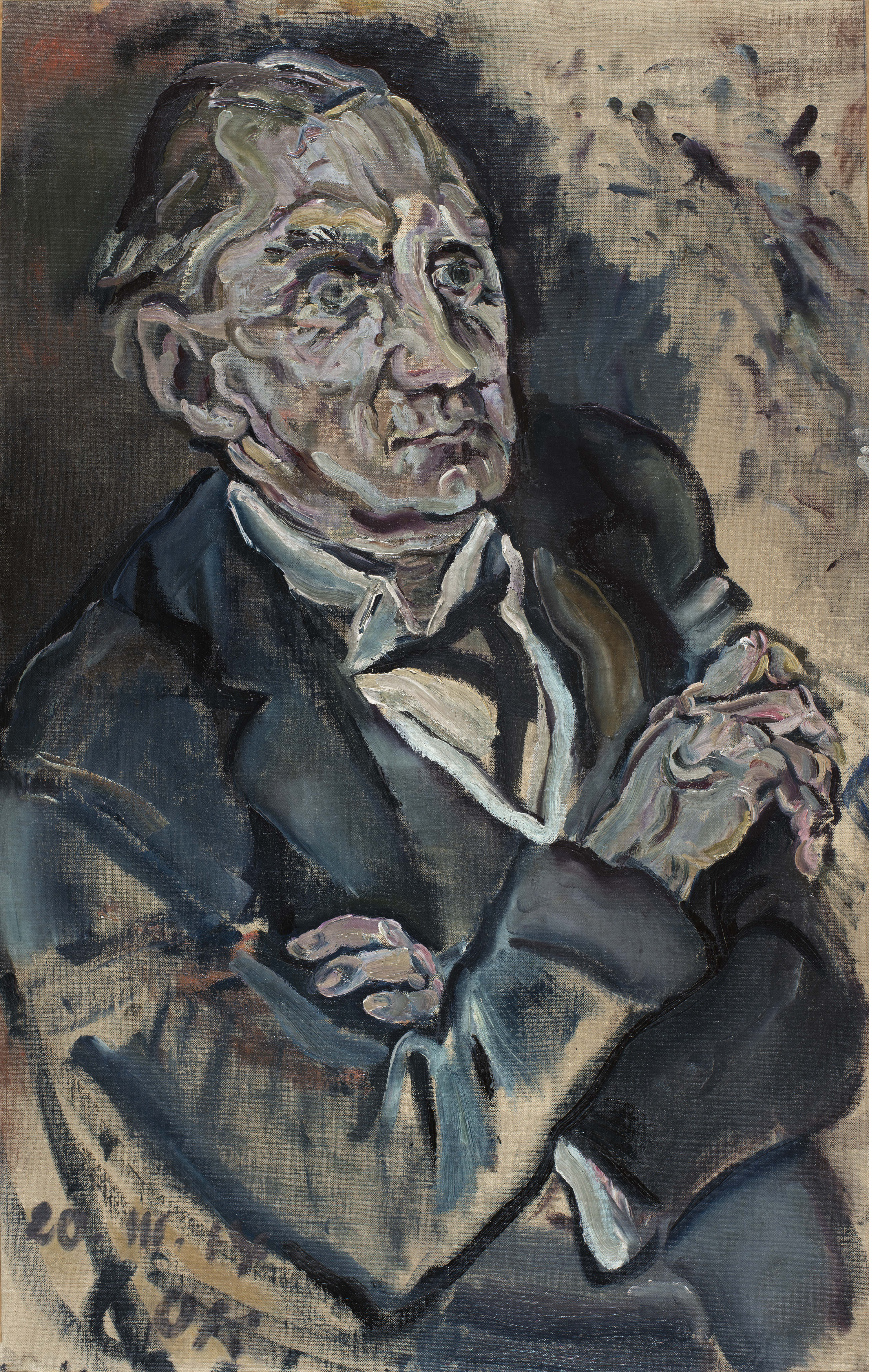 Portrait of Max Schmidt - Kokoschka, Oskar. Museo Nacional Thyssen